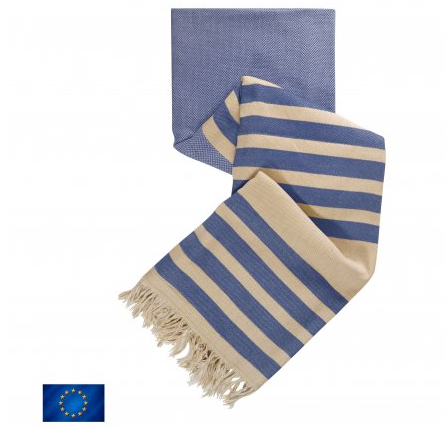 Fouta rayée en tissage jacquard - 2