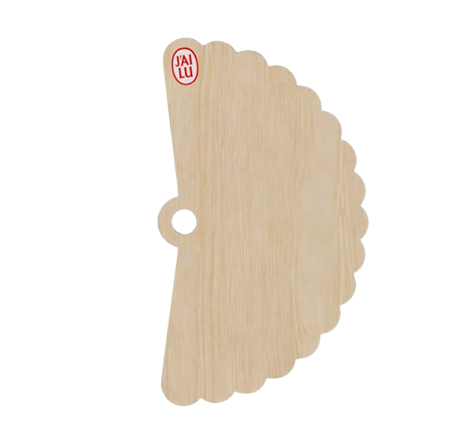 Eventail en bois de bouleau - 2