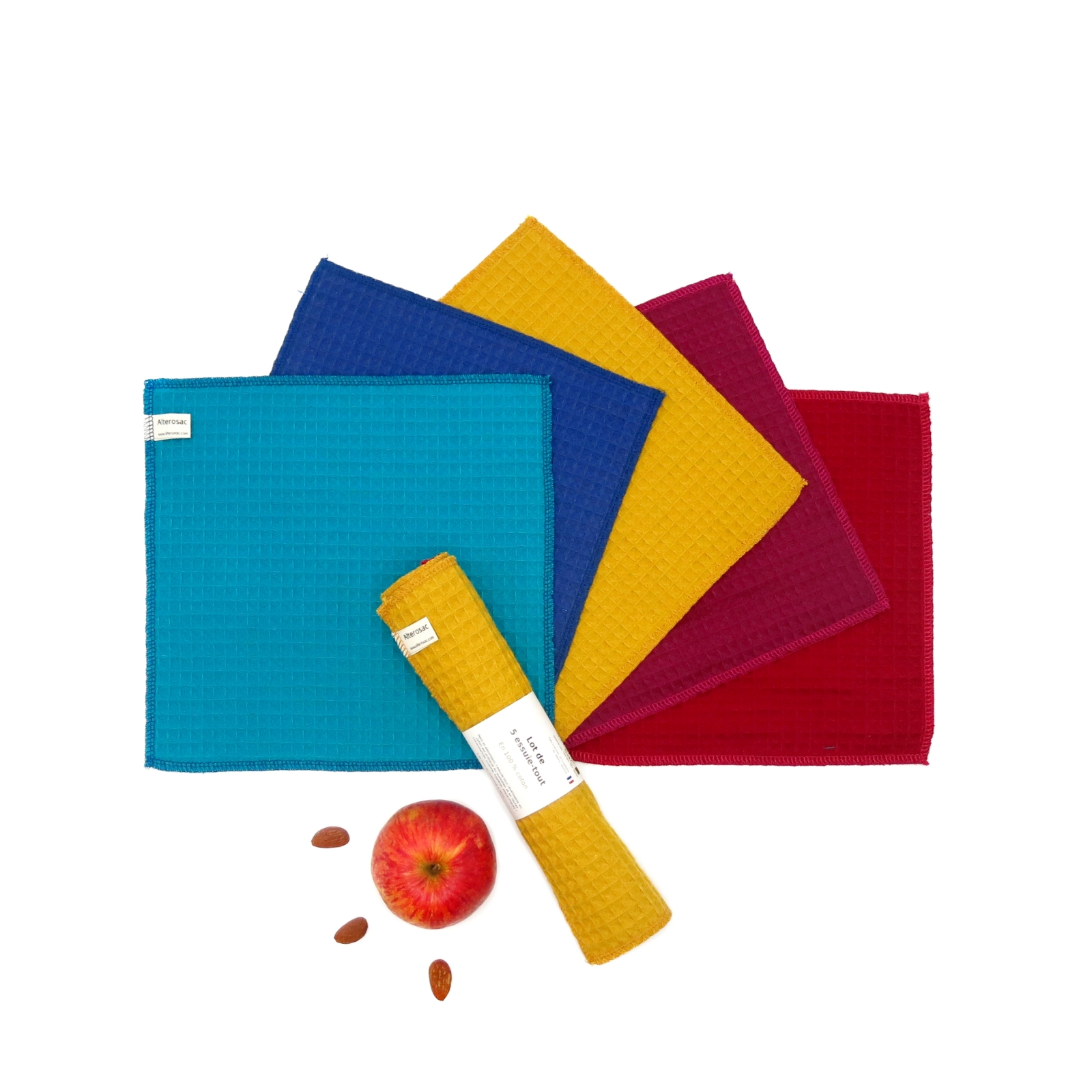 Essuie-tout lavable en coton  - 2