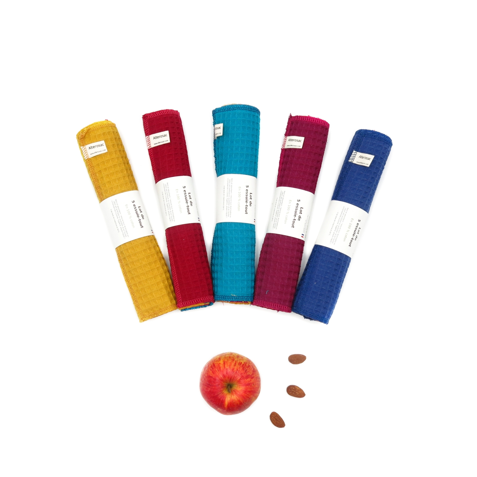 Essuie-tout lavable en coton 