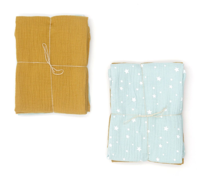 Lange en gaze de coton x2 - 2