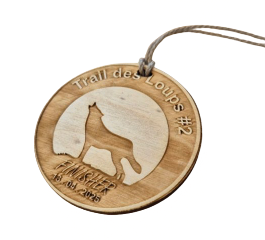 Médailles en bois fabriquée en France 