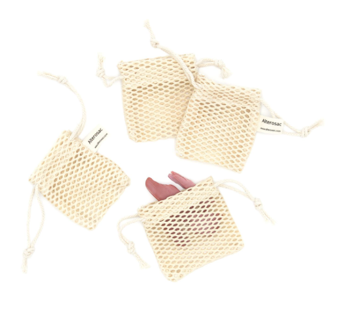 Mini-filet à chutes de savon en coton bio