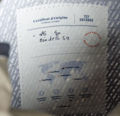 Sac à dos Wally en voile upcyclée - 3