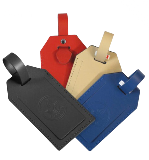 Porte-étiquettes en cuir recyclé made in France