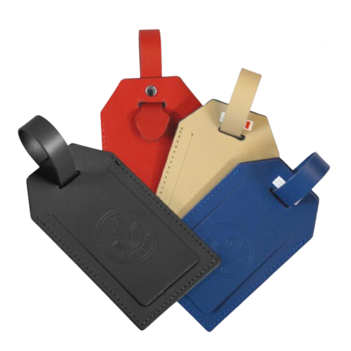 Porte-étiquettes en cuir recyclé