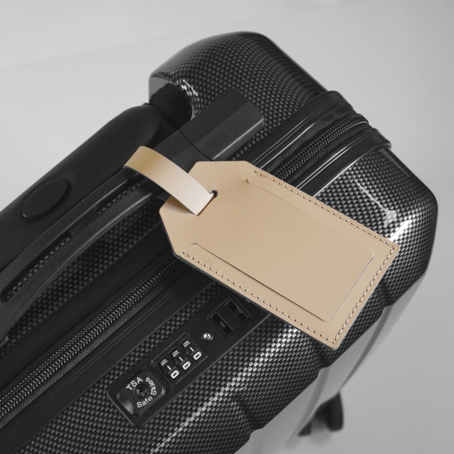 Porte-étiquettes en cuir recyclé made in France - 9