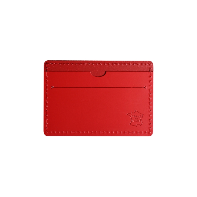 Porte-cartes en cuir recyclé made in France - 6