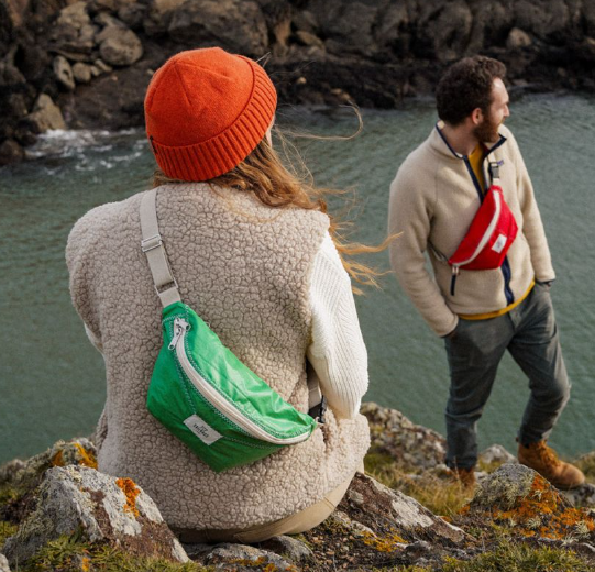 Banane en voile de bateau upcyclee - 7