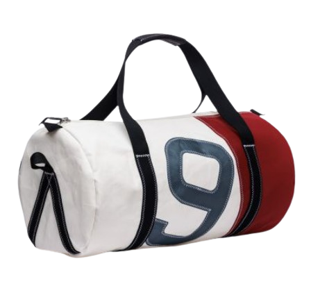 Sac de voyage en voile de bateau upcyclée