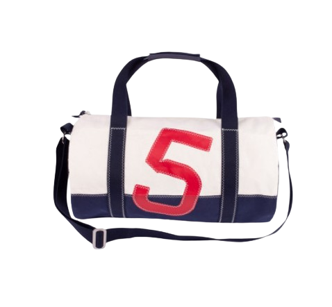 Sac de voyage en voile de bateau upcyclée - 30 L