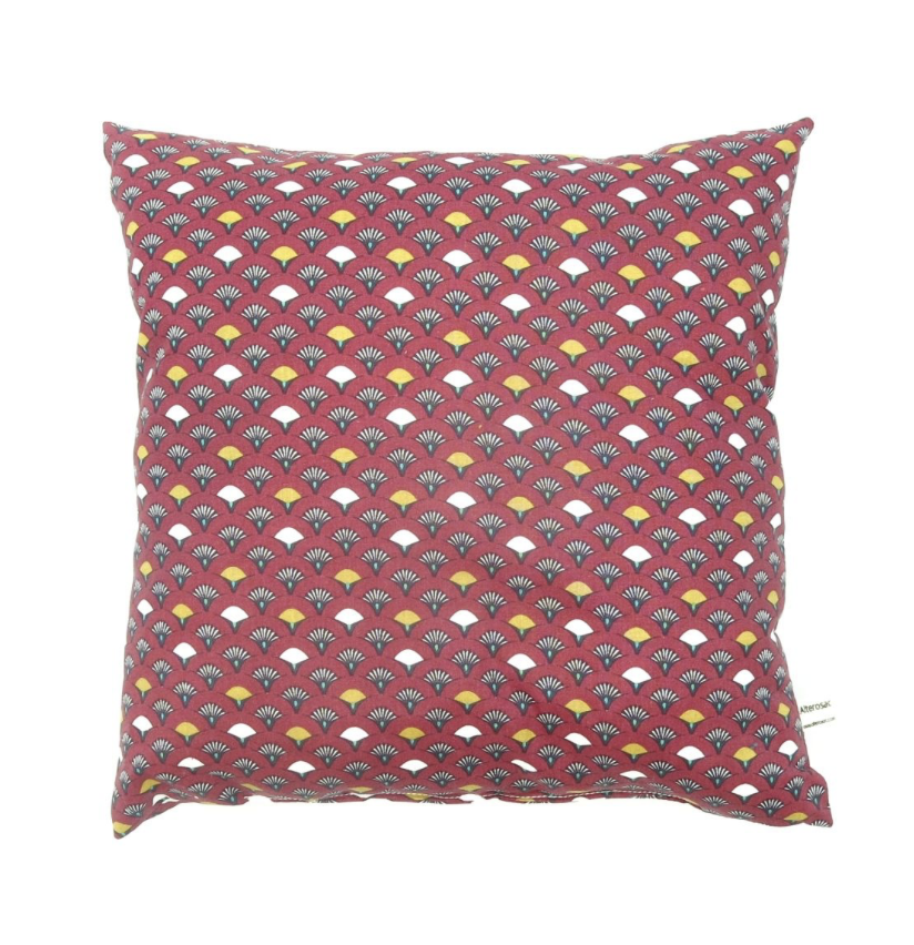 Coussin en coton upcyclé - 2