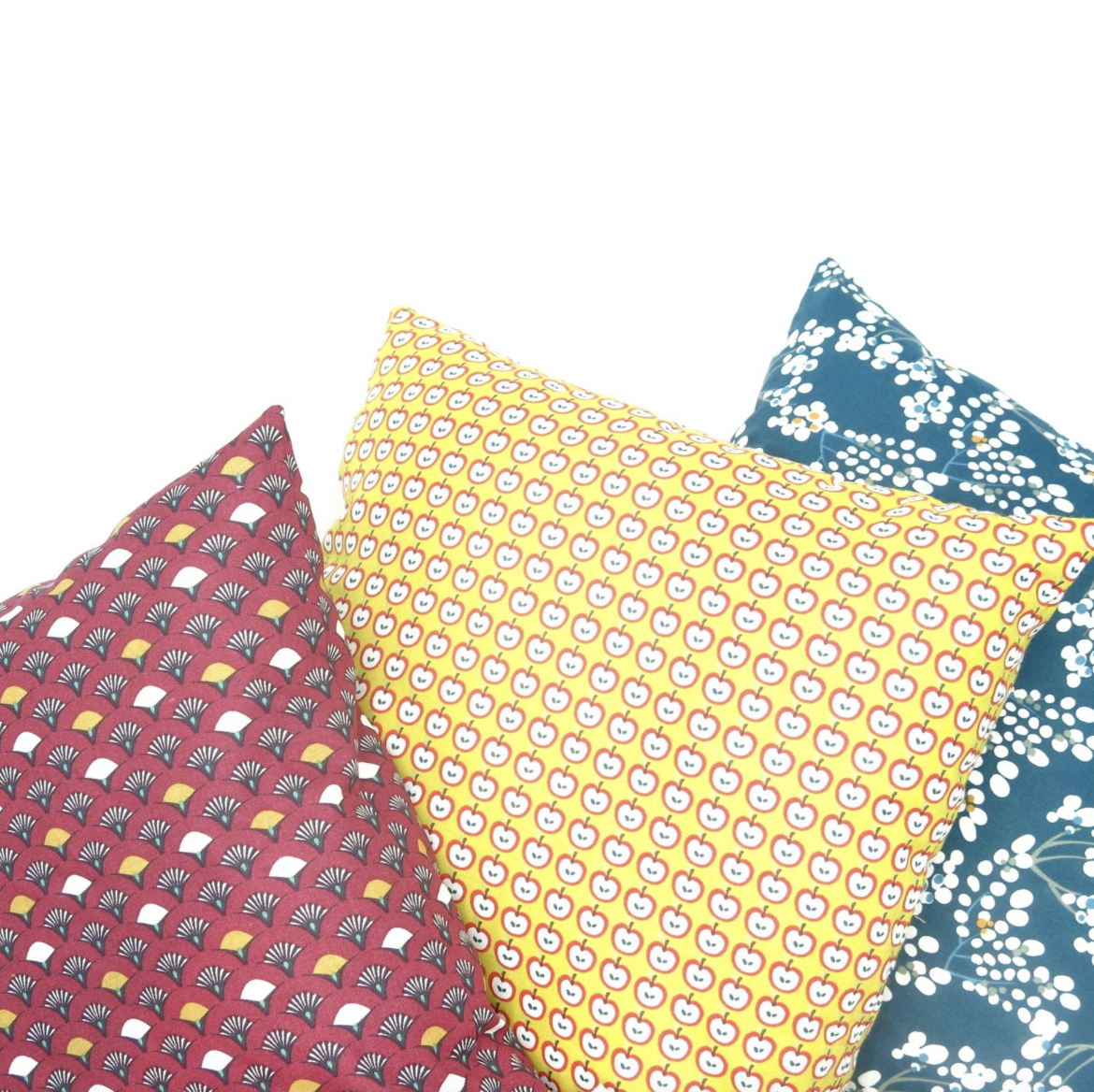 Coussin en coton upcyclé - 4