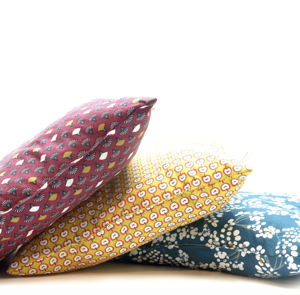 Coussin en coton upcyclé - 5