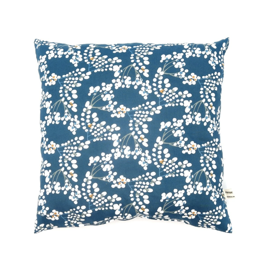 Coussin en coton upcyclé