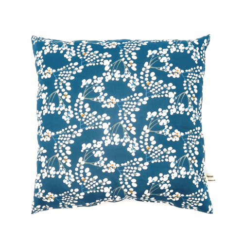 Coussin en coton upcyclé