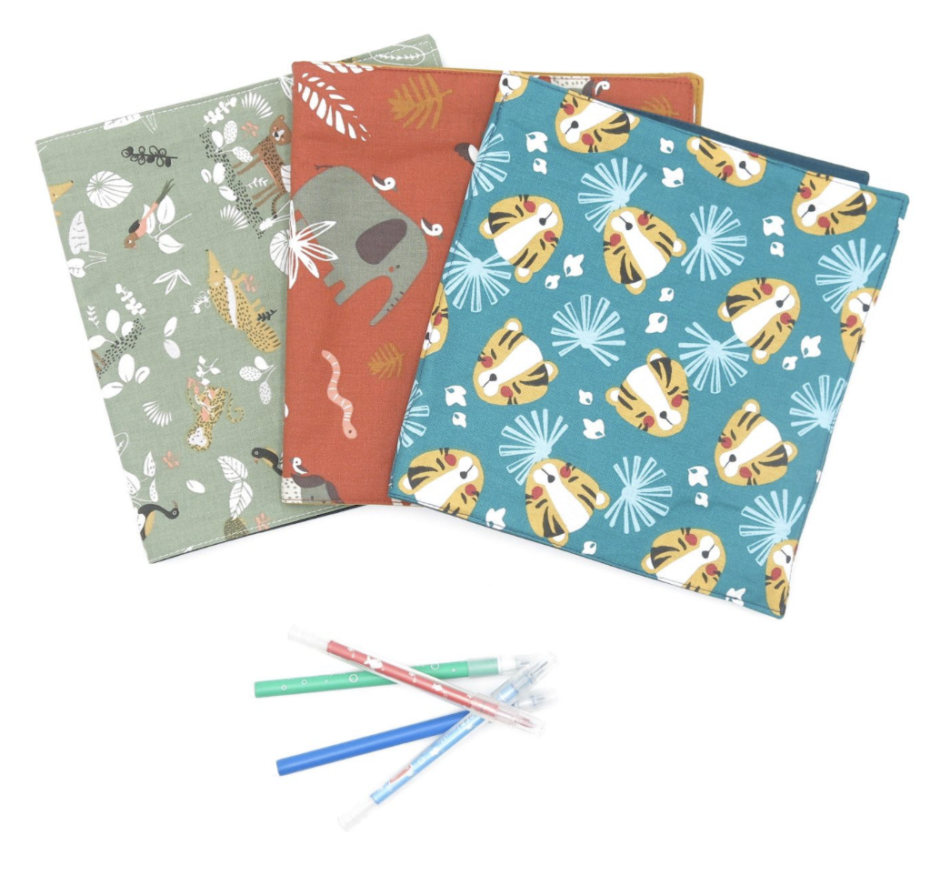 Livre à colorier lavable en coton  - 2