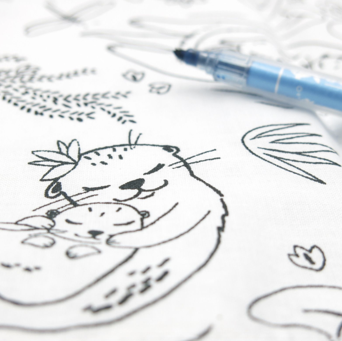 Livre à colorier lavable en coton  - 6