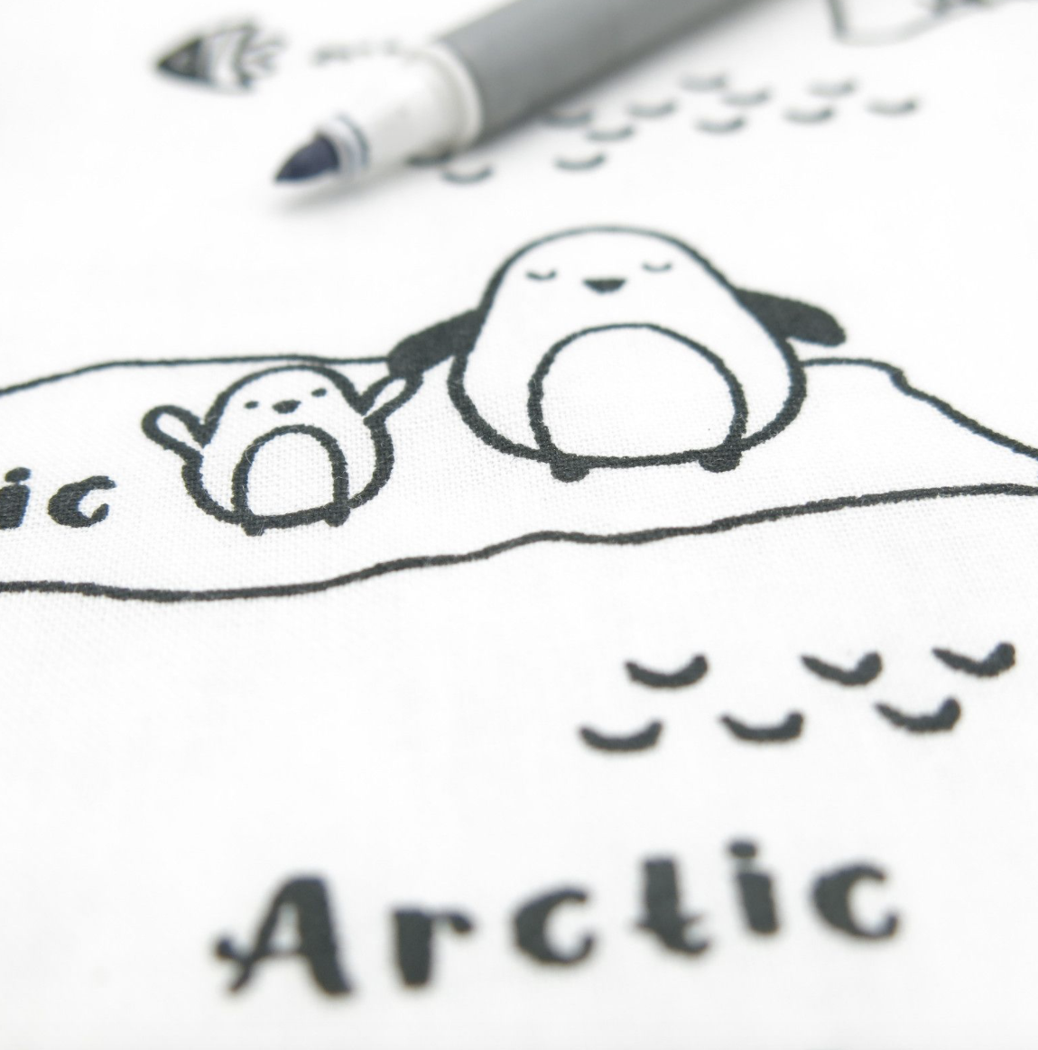 Livre à colorier lavable en coton  - 7