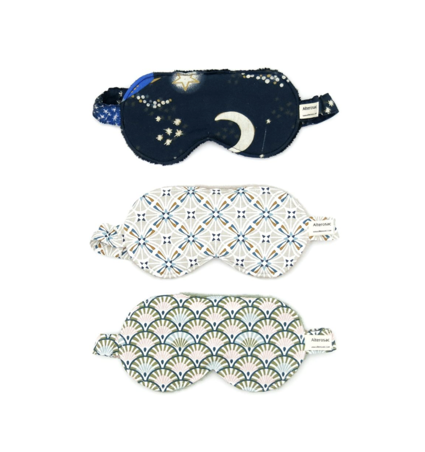 Masque de nuit en coton et bambou 