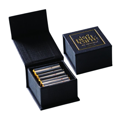 Coffret écrin composé de 6 chocolats