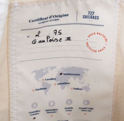 Sac à main légende en voile de bateau upcyclée  - 5