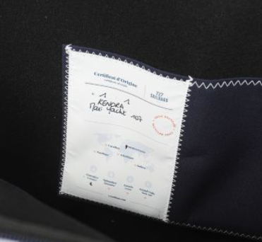 Porte document en voile de bateau upcyclée - 4