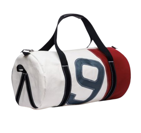 Sac de voyage en voile de bateau upcyclée - 45 L
