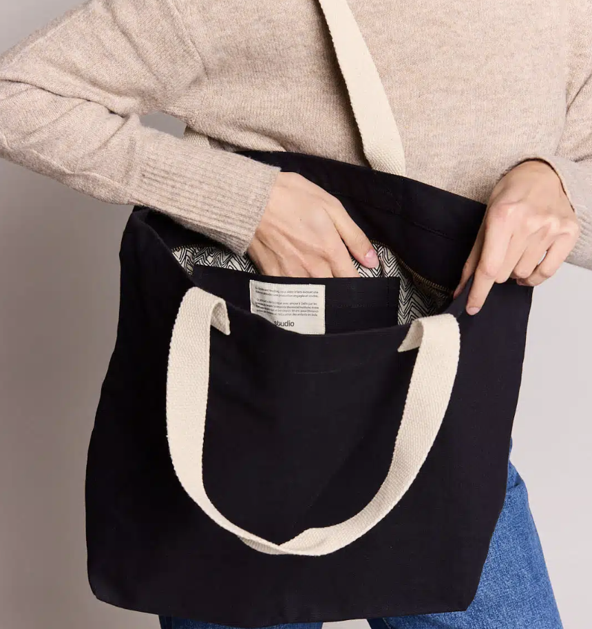 Sac boat en coton bio - Livraison rapide - 12