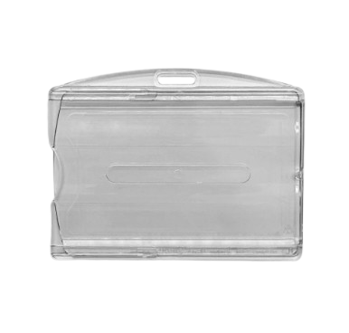 Porte-badge ClickBadge™ en plastique recyclé - 2