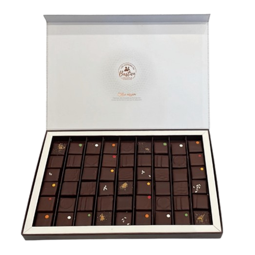 Coffret assortiments de chocolats pralinés - boîte prestige