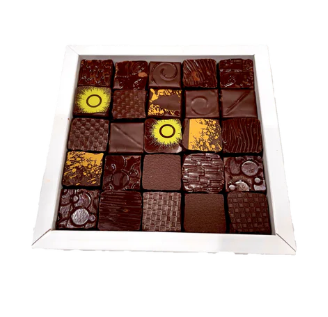 Coffret assortiments de chocolats pralinés 