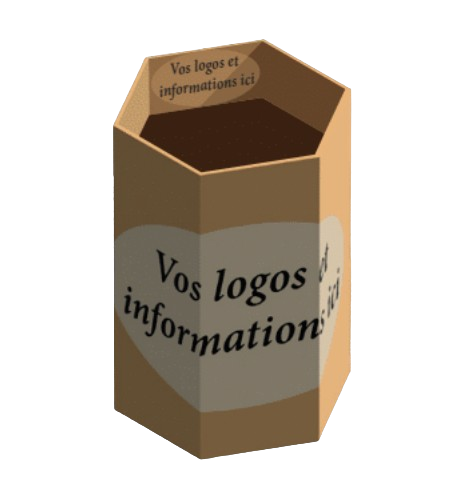 Pot à crayons en papier 400g  - 2