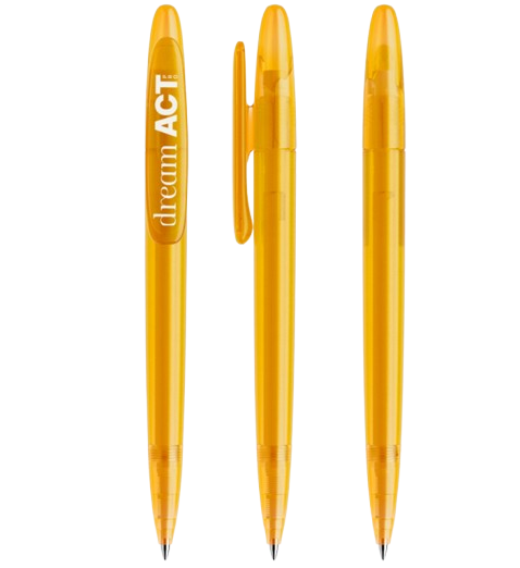 Stylo bille DS5 givré en plastique recyclé Made in Suisse - 3