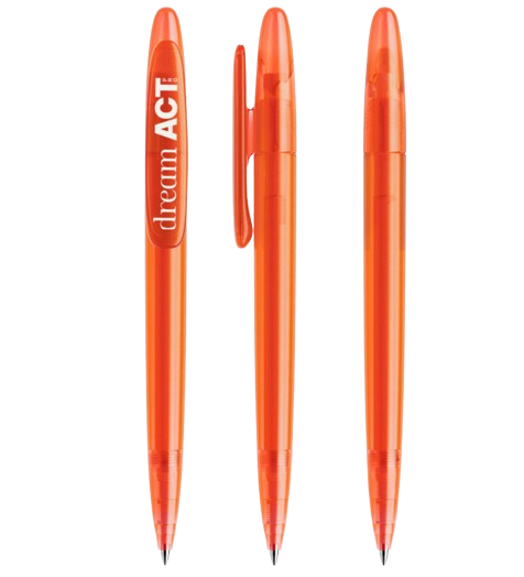 Stylo bille DS5 givré en plastique recyclé Made in Suisse - 4