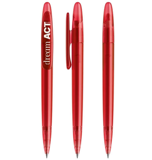 Stylo bille DS5 givré en plastique recyclé Made in Suisse - 5