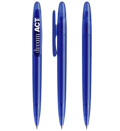 Stylo bille DS5 givré en plastique recyclé Made in Suisse - 7