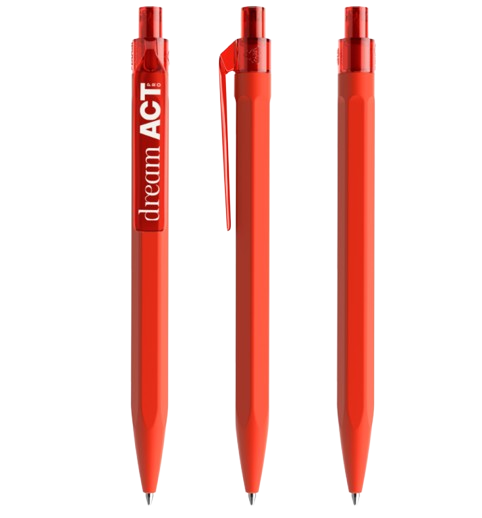 Stylo bille QS50 Soft Touch en plastique recyclé Made in Suisse - 4