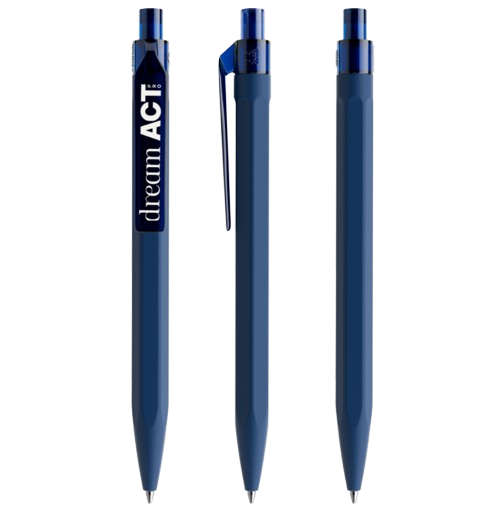 Stylo bille QS50 Soft Touch en plastique recyclé Made in Suisse - 5