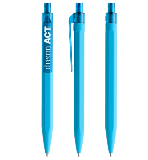 Stylo bille QS50 Soft Touch en plastique recyclé Made in Suisse