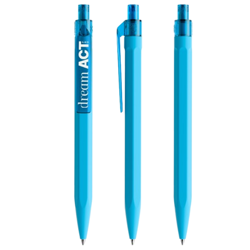 Stylo bille QS50 Soft Touch en plastique recyclé Made in Suisse
