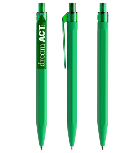 Stylo bille QS50 Soft Touch en plastique recyclé Made in Suisse - 7
