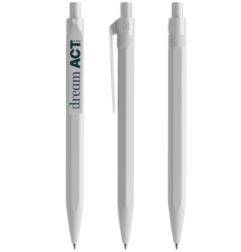 Stylo bille QS50 Soft Touch en plastique recyclé Made in Suisse - 9