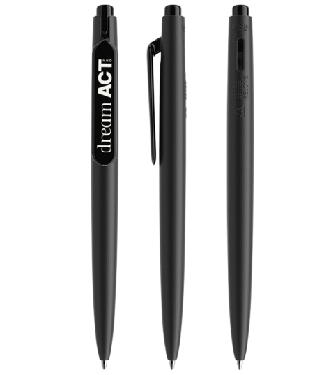Stylo bille DS11 mat en plastique recyclé Made in Suisse - 11