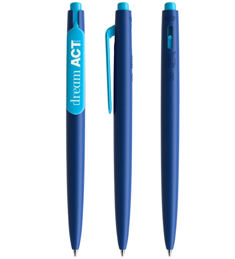 Stylo bille DS11 mat en plastique recyclé Made in Suisse - 4