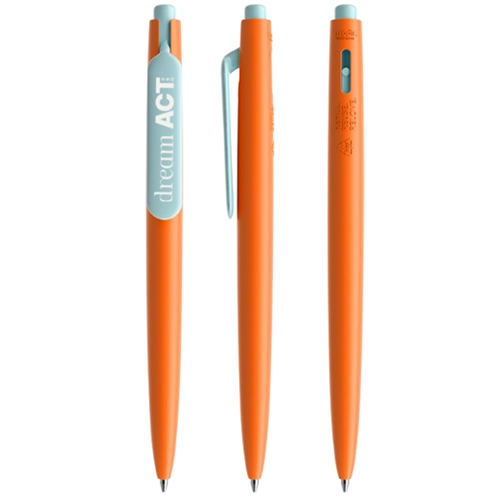 Stylo bille DS11 mat en plastique recyclé Made in Suisse