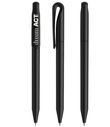 Stylo bille DS1 Mat en plastique recyclé Made in Suisse - 3