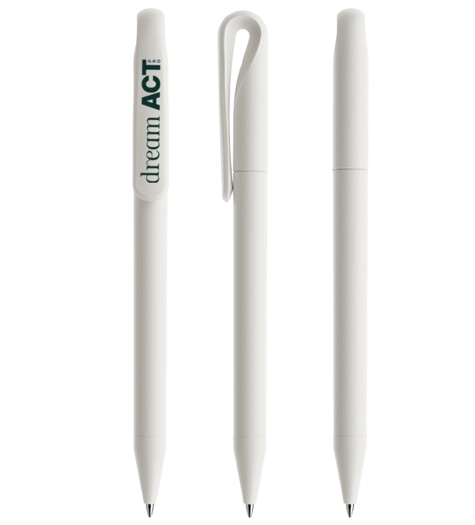 Stylo bille DS1 Mat en plastique recyclé Made in Suisse