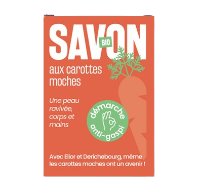 Savon anti-gaspi à la carotte tordue