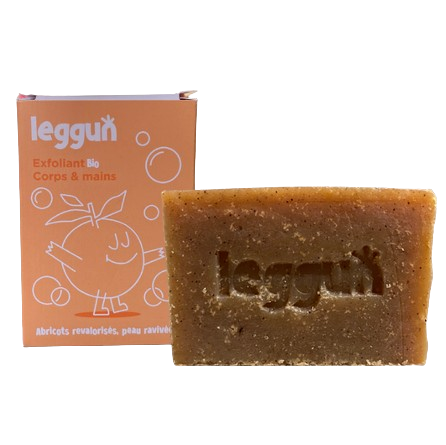 Savon anti-gaspi exfoliant à l'abricot biscornu